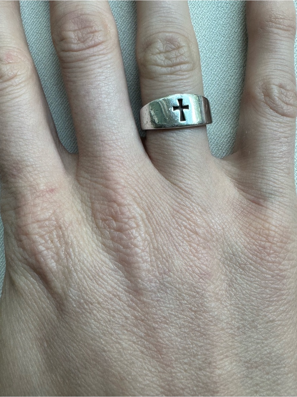 James Avery Wide Crosslet Ring